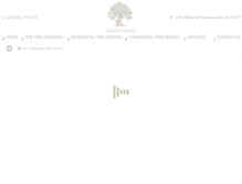 Tablet Screenshot of hendersonnctreeservice.com